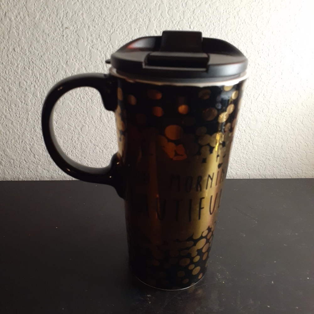GORGEOUS NEW Cypress GOOD MORNING BEAUTIFUL 16oz Coffee Mug.